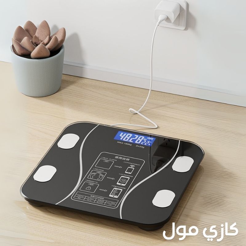ميزان ذكي ومتطور لتتبع مؤشرات الجسم بدقة وسهولة