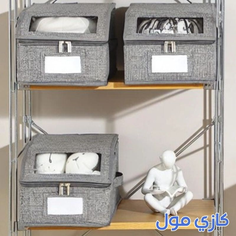 منظم الملابس قابل للطي للقبعات والملابس الصغيرة (2 قطع)