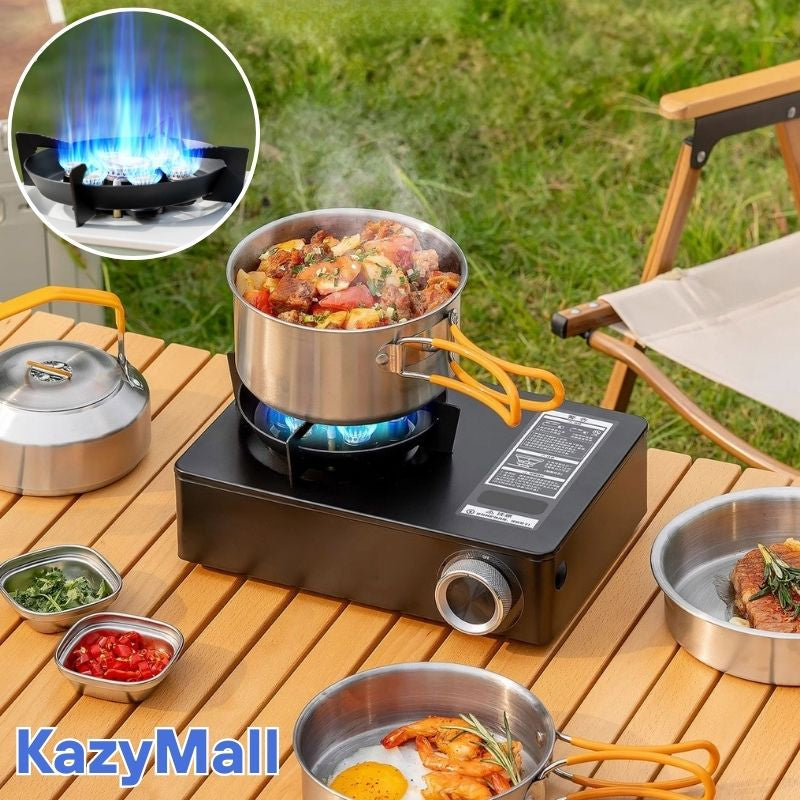 موقد غاز محمول عملي وخفيف للطهي السريع في الخارج