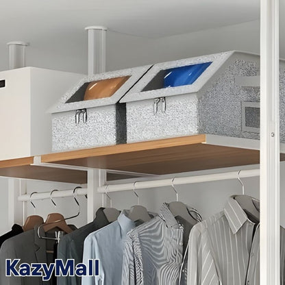 منظم الملابس قابل للطي للقبعات والملابس الصغيرة (2 قطع)