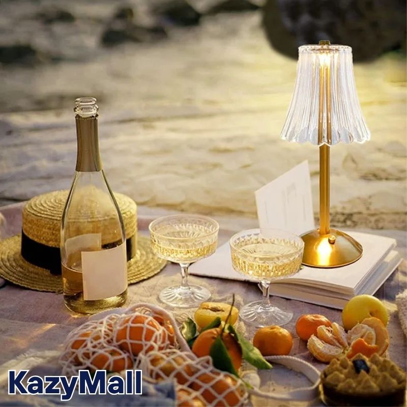 3 مصابيح كريستالية راقية مع إضاءة فاخرة