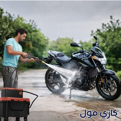 جهاز غسيل متنقل بخزان مياه وبطارية - راحة وأداء في جهاز واحد