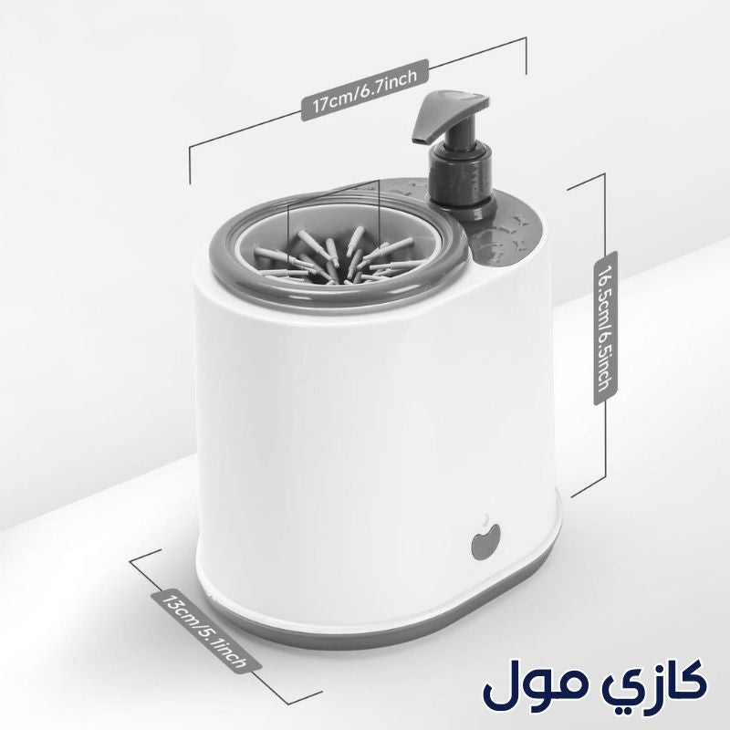 آلة تنظيف أقدام الكلاب والقطط الأوتوماتيكية لتنظيف آمن وسهل