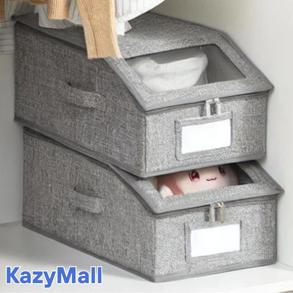 منظم الملابس قابل للطي للقبعات والملابس الصغيرة (2 قطع)