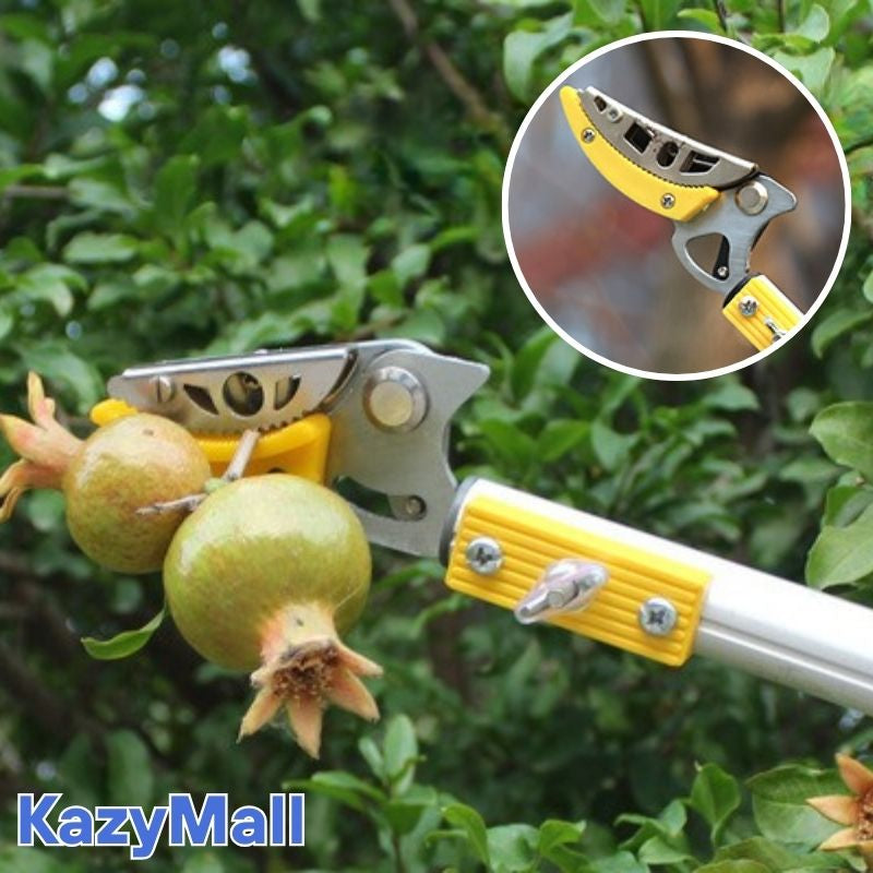 مقص تقليم الأشجار قابل للتمديد مع منشار مدمج