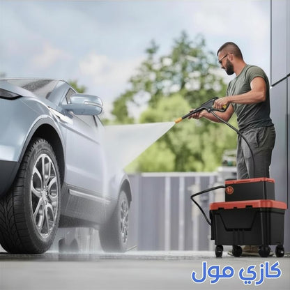 جهاز غسيل متنقل بخزان مياه وبطارية - راحة وأداء في جهاز واحد